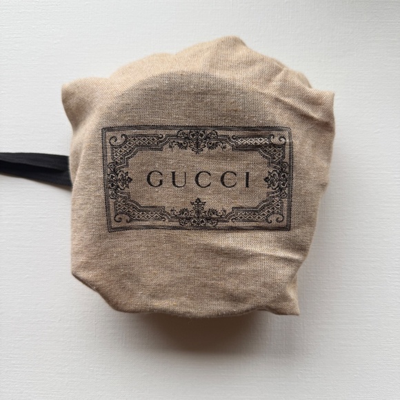 Double G Logo Leather Belt Size: M(85cm) - Picture 5 of 6